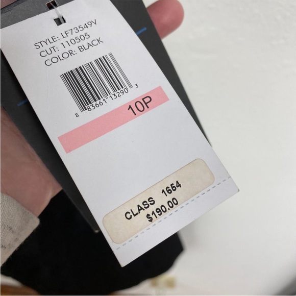 NWT LONDON FOG Classic Black Belted Flannel Lined Trench Coat—SZ. 16 - Picture 7 of 17